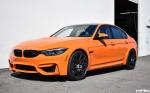 BMW M3 Sedan Fire Orange by EAS 2018 года